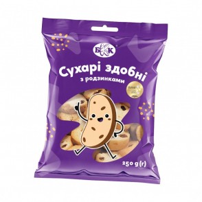 Сухари сдобные с изюмом